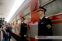 “文化交流号”专列从南宁启程(PP)